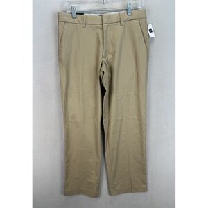 GAP Khakis Relaxed Fit Straight Men's 31x30 Tailored Wrinkle Resistant Pants NWT